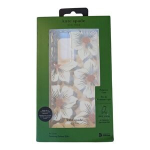 X8-N Kate Spade Defensive Hardshell‎ Case Samsung Galaxy S24+ Hollyhock Floral